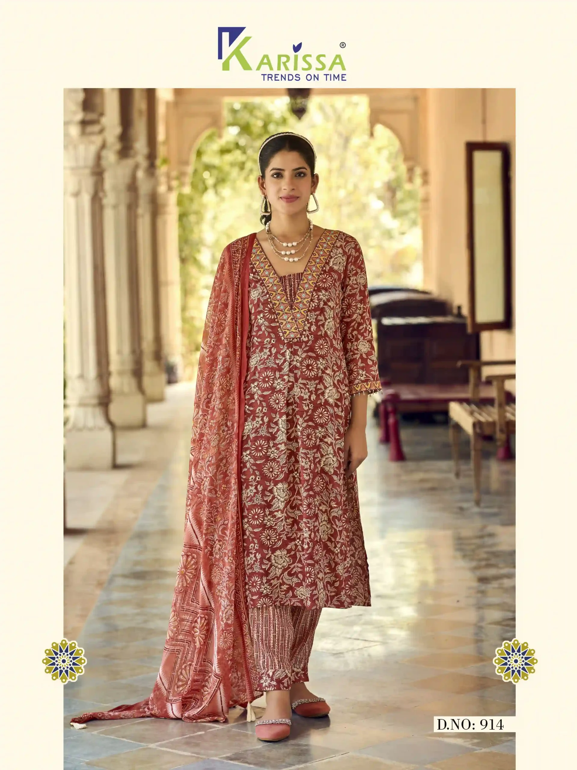 Karissa Haseena Vol 2 Rayon Print Wholesale Readymade Salwar Suit Catalog — Wholesale Salwar Suits, Karissa wholesale from Surat - Gallery Image 5
